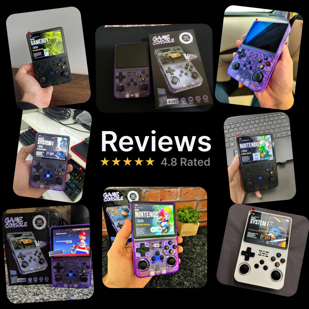 Keyboy R36S Connected to TV – Enjoy Classic Nintendo, Sega, PS1 Games