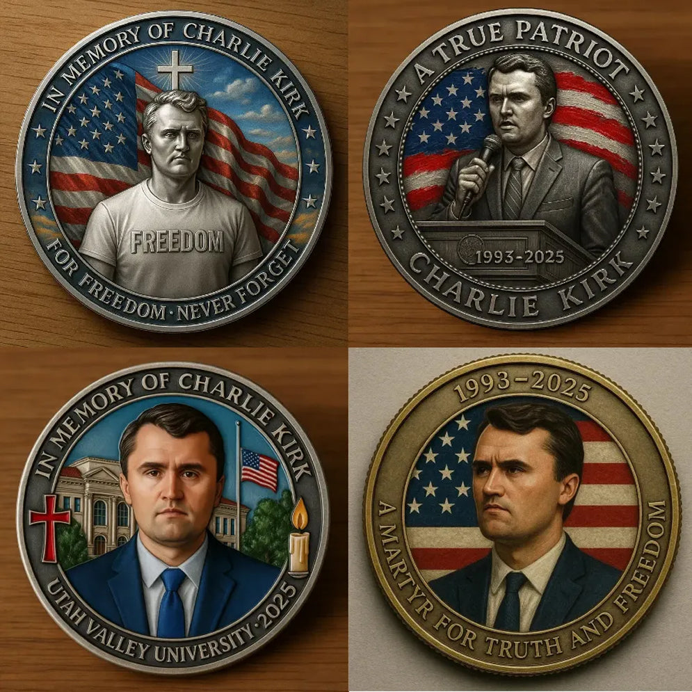 Memorial Coin - In Memory Charlie Kirk