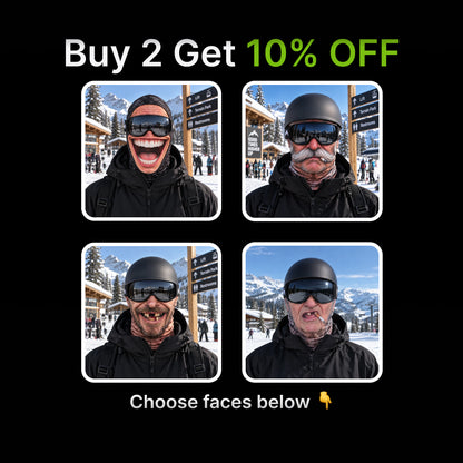Toothless Face Ski Mask – Funny Balaclava