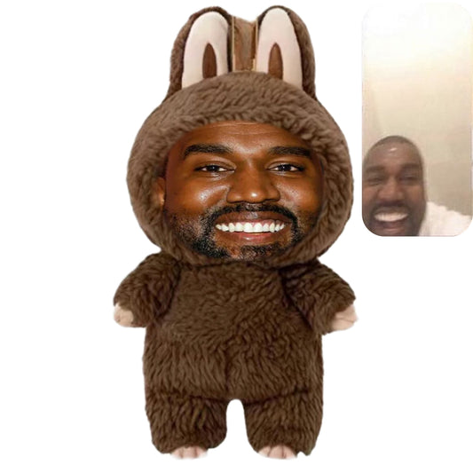 Labubu - Kanye West face